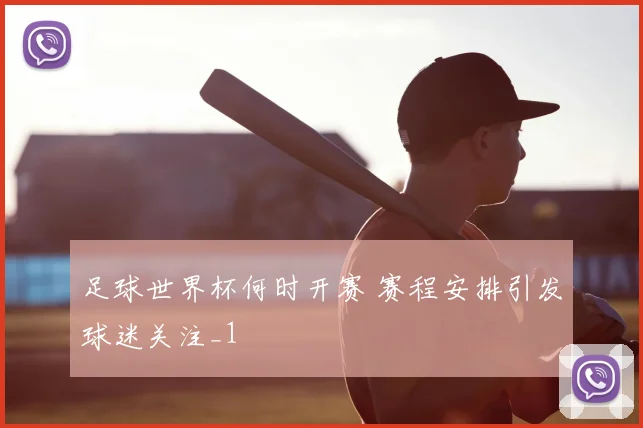 足球世界杯何时开赛 赛程安排引发球迷关注_1